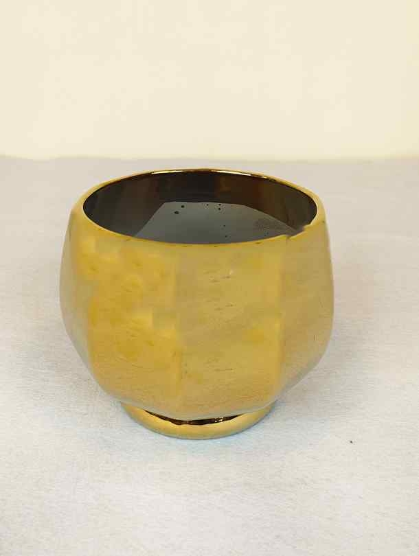 Ceramic Pot - GOLD (Tabletop)